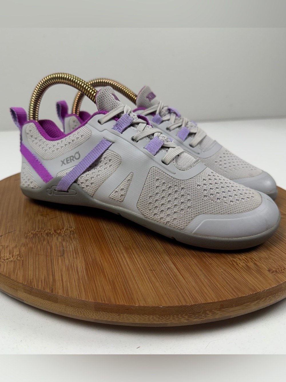 Xero Prio Neo Light Storm Gray Knit Sneaker